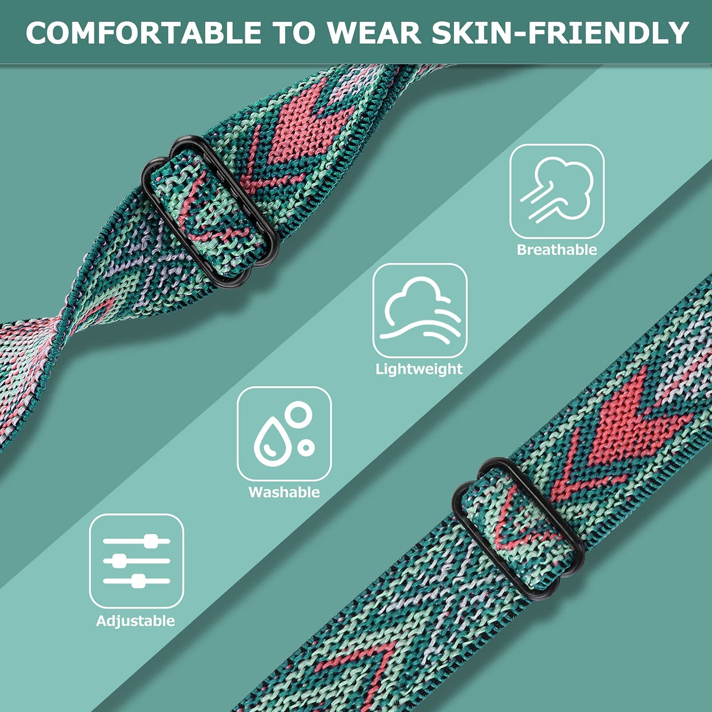 ShuYo 8 PACK Bands Compatible with Fitbit Charge 4 / Charge 3 / Charge 3 SE, Adjustable Replacement Watch Bands Fitness Sport Band Wristband for Women Men