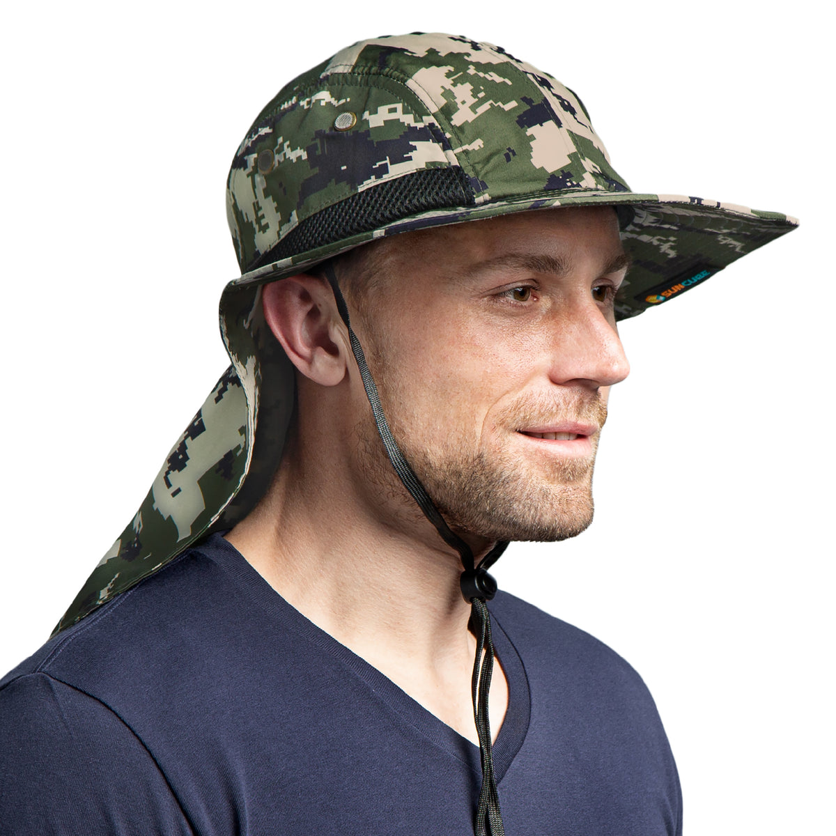 Wide Brim Sun Hat UV Protection Bucket Hat for Hiking Camping Fishing Men