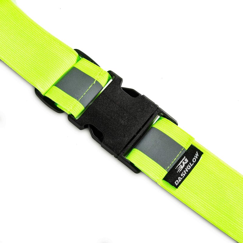DASHGLOW - 2 Pack - Reflective Glow Belt Safety Gear, Pt Belt, for Running Cycling Walking Marathon Military (2 Pack)