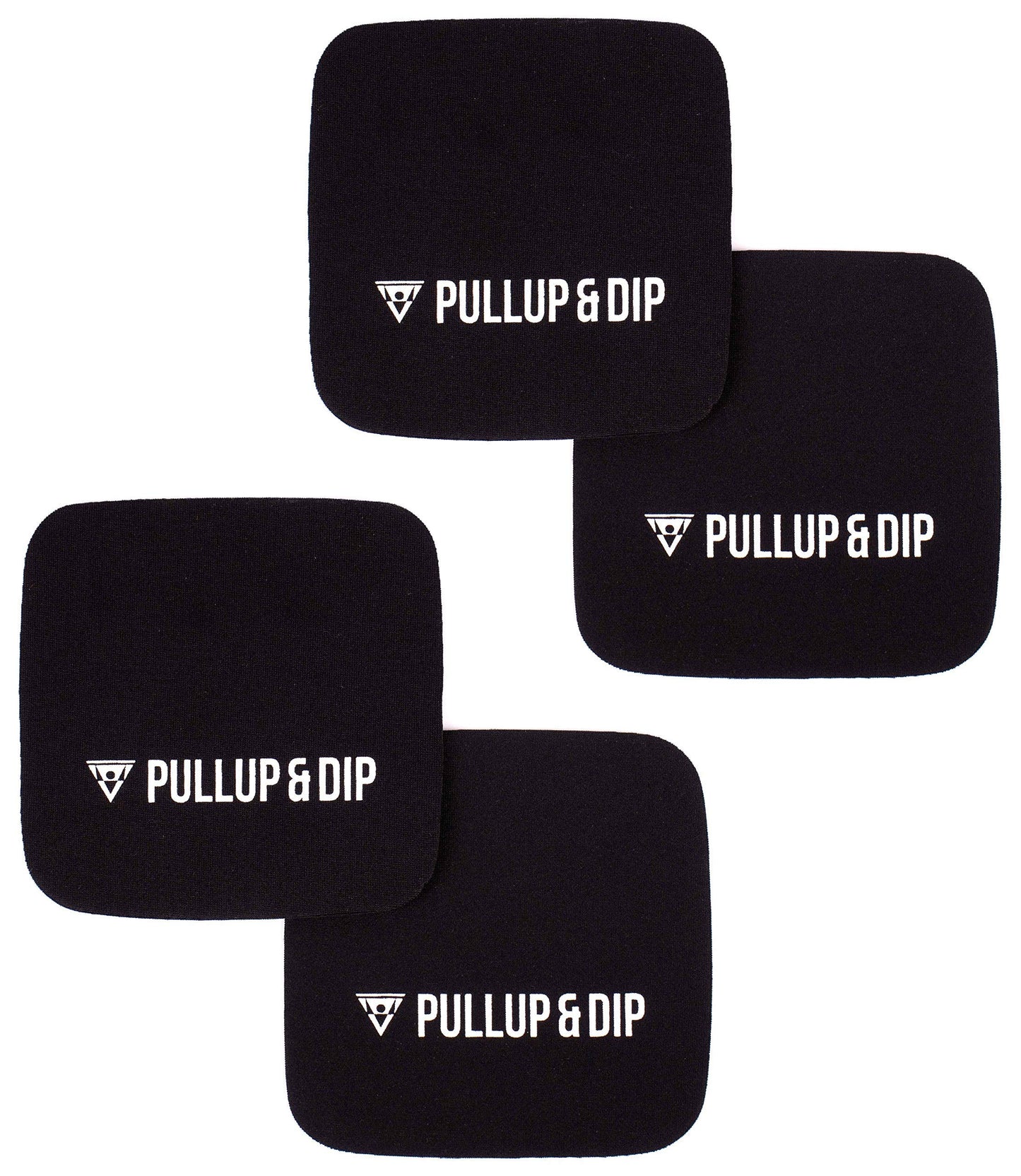 PULLUP & DIP Neoprene Grip Pads for Weightlifting [Set of 4], Workout Pads, The Alternative to Gym Workout Gloves, Gym Pads for Weightlifting & Calisthenics, No More Sweaty Gym Gloves