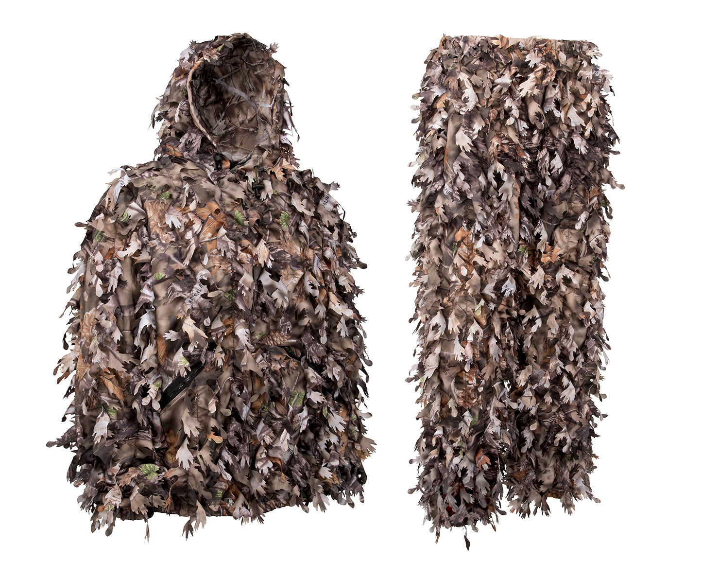 North Mountain Gear Camouflage Ghillie Suit - Camo Leafy Suit - Woodland Brown - 2X-Large