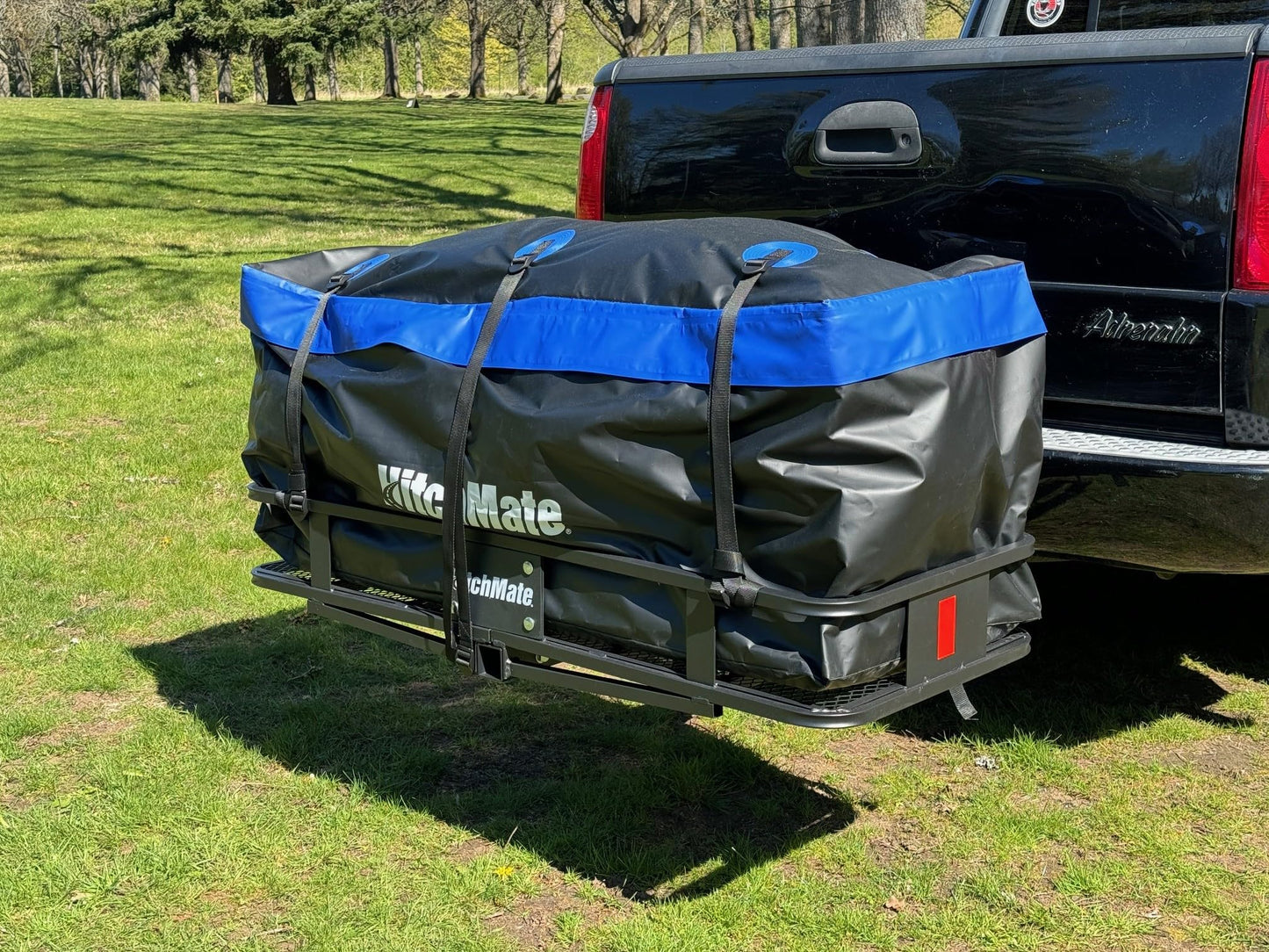 HitchMate Heininger Waterproof Cargo Carrier Bag – 12 Cu Ft Capacity, Fits Most Hitch-Mounted Cargo Racks – Heavy-Duty Weather-Resistant Travel Storage Bonus Storage Bag
