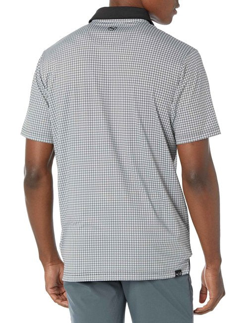 PUMA Men's Mattr Circular Polo, Black-Ash Gray, XXL