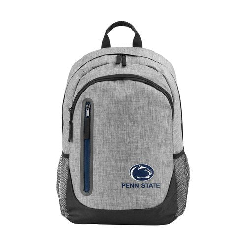 FOCO Penn State Nittany Lions NCAA Heather Grey Bold Color Backpack