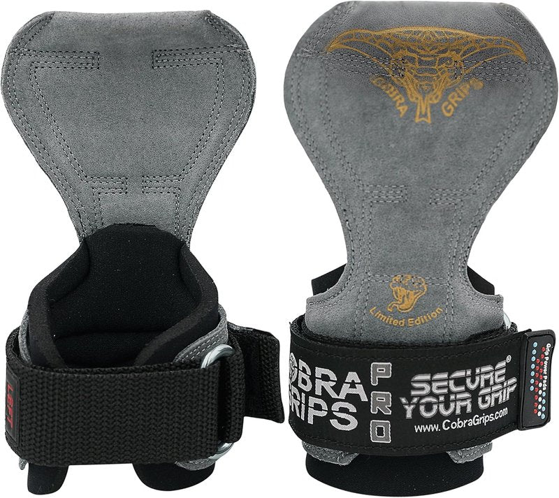 Cobra Grips Weight Lifting Gloves - Adjustable Neoprene Wrist Wraps for Deadlifts | Heavy Duty Support