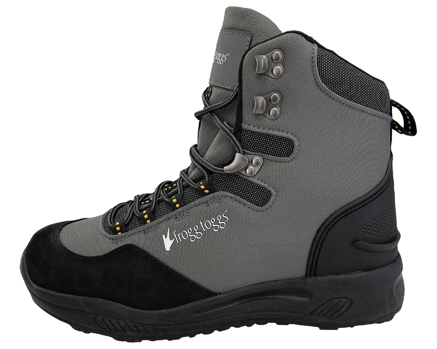 FROGG TOGGS Men's Deep Current Waterproof Fishing Wading Boot for Fishing in Cleated or Felt, Cleated, 7