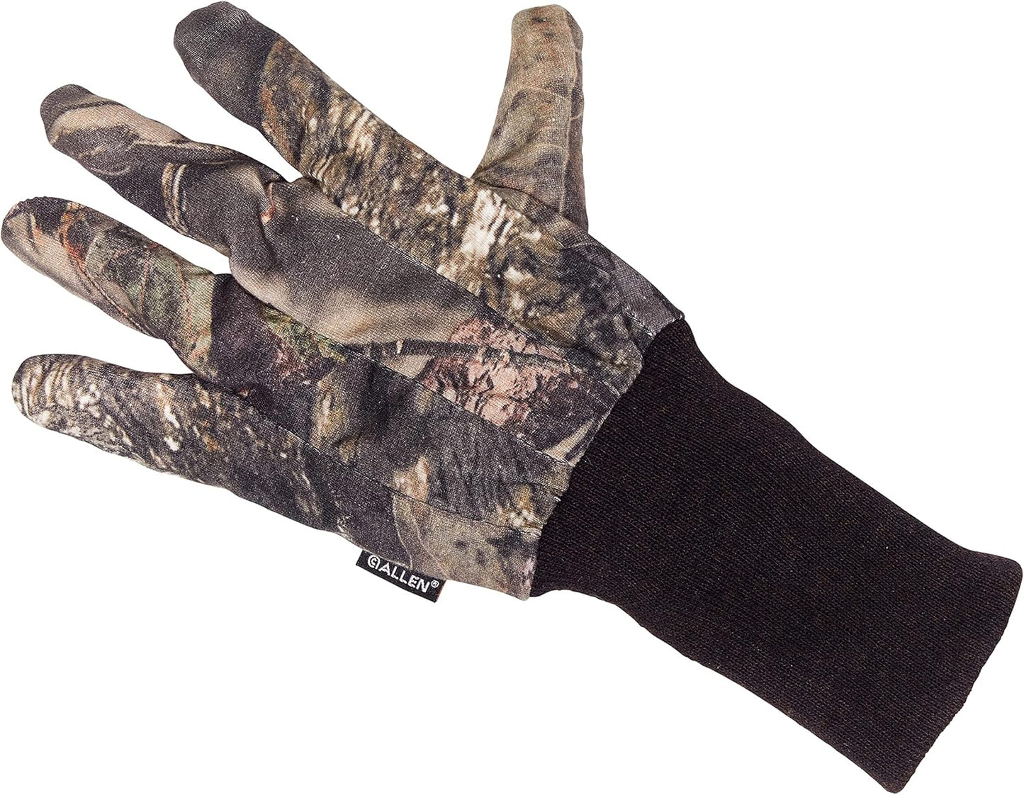 Mossy Oak Camo Hunting Gloves - Lightweight & Durable Jersey Material | Perfect for Outdoor Activities