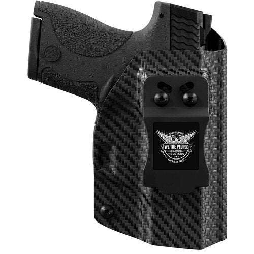We The People Holsters - Carbon Fiber - Right Hand - IWB Holster Compatible with 1911 Government/Colt 1911 Government/Kimber 1911 / Springfield 1911 5" 45ACP No Rail Only RDS