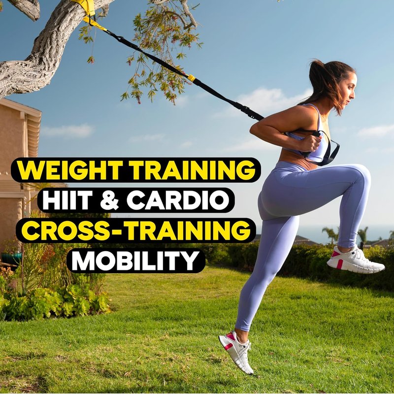TRX Pro3 Home Gym System - Professional Suspension Trainer for Strength Training & HIIT | Durable Indoor & Outdoor Use