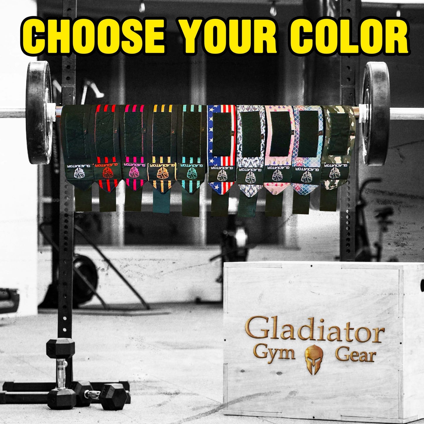 Gladiator | Wrist Wraps for Weightlifting | 18 Inch Weight Lifting Wrist Straps for Men & Women