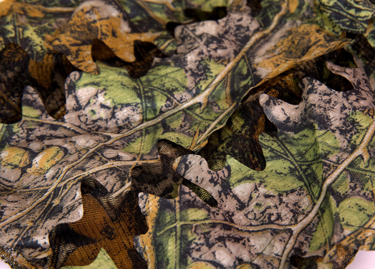 3 Pack Ghillie Camouflage Leafy Hat, Ginsco 3D Full Face Mask for Men Camo Headwear Face Cover for Outdoor Hunting Photography