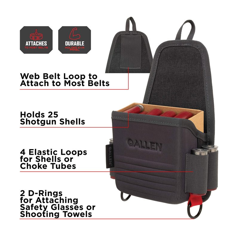 Allen Company Competitor Single Box Molded Shell Carrier, Gray