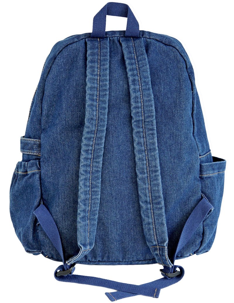YunZh Denim Backpack Casual Style Lightweight Jeans Backpacks Classic Retro Travel Daypack