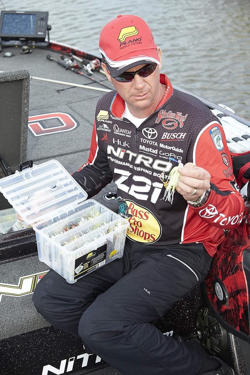 Plano Hydro-Flo Hanging Bait Stowaway - Clear Storage Solution for Fishing Gear | One Size