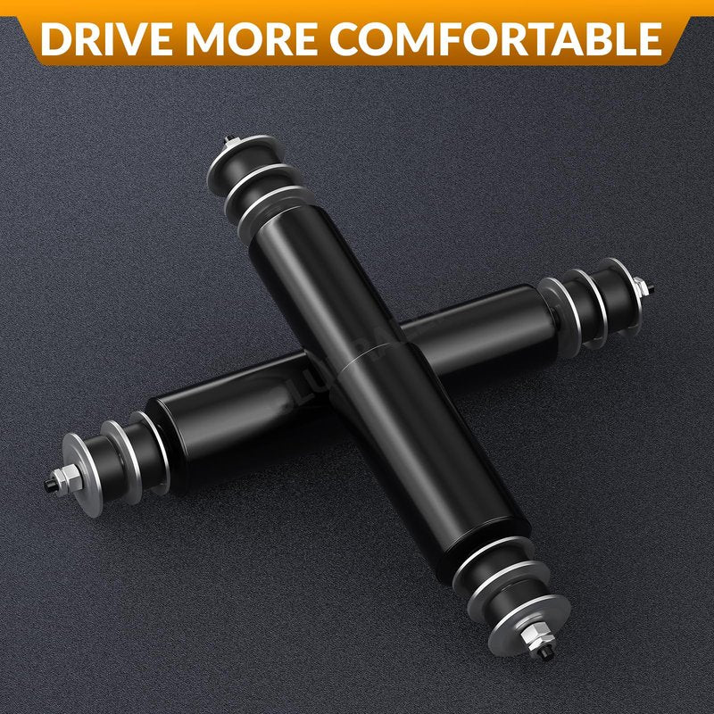 CLUBRALLY Golf Cart Front and Rear Shock Absorbers Set, EZGO TXT Shocks for 1994-2001 EZGO TXT, OEM# 76418-G01, 70248-G01, 70324-G01, 76419-G01
