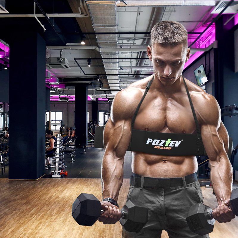 Arm Blaster for Biceps & Triceps Dumbbells Barbell Curls Isolator Workout Equipment Weight Lifting Support for Big Arms