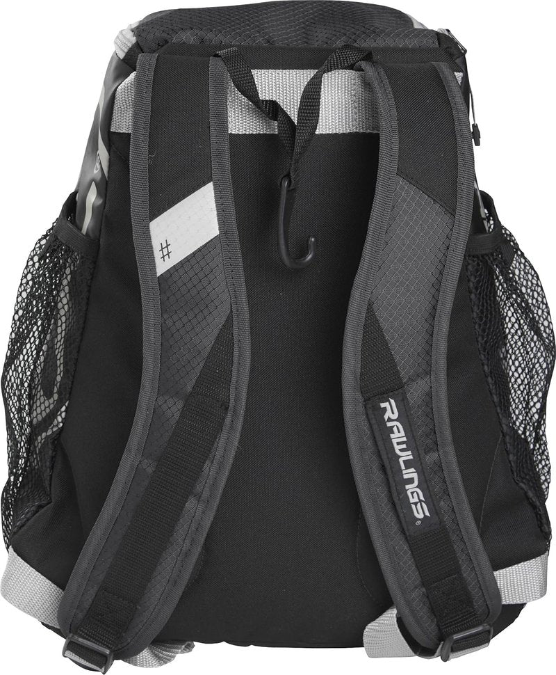 Rawlings R400 Baseball & Softball Backpack - Durable Equipment Bag for T-Ball, Recreation & Travel | Multiple Colors Available