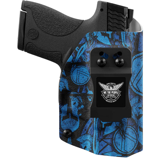 We The People Holsters - Blue Spartan Camo - Right Hand - IWB Holster Compatible with Sig Sauer P320 / P250 Full Size