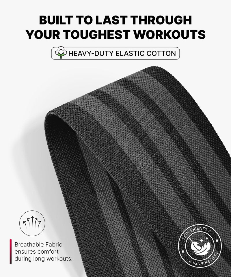 DMoose Fitness Knee Sleeves for Weightlifting (Pair) 78” Knee Wraps for Joint Support, Squats & Powerlifting - Gym Brace Straps for Joint Stability & Pain Relief, USPA & IPL Approved for Men and Women