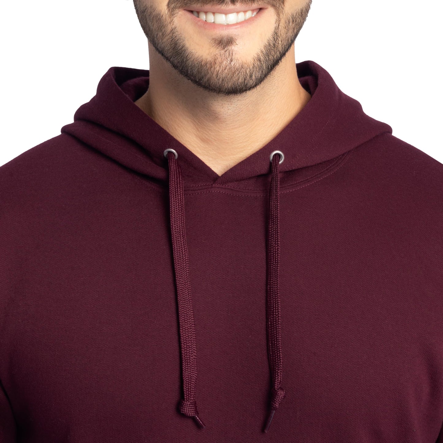 Fruit of the Loom Men's Eversoft Fleece Sweatshirts & Hoodies, Moisture Wicking & Breathable, Sizes S-4X, Pullover-Maroon, Medium