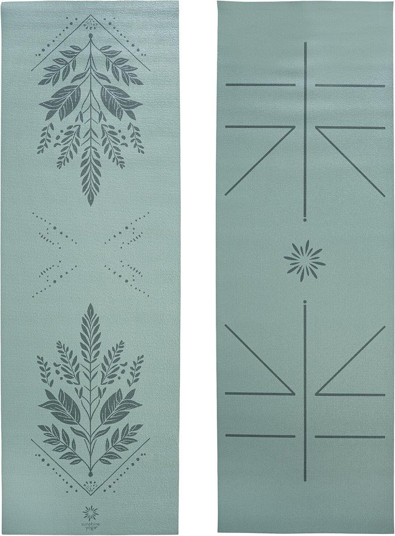 Ascend Yoga Mat - Non-Slip 6mm Thick Workout Mat for Pilates & Fitness | 72" x 24" Reversible Design