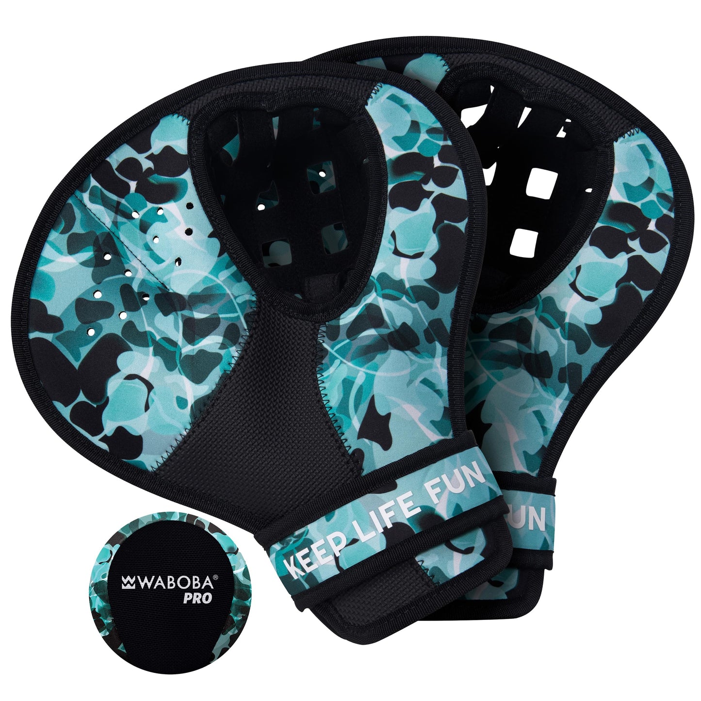 Waboba 2 Catch Water Gloves, Pro Bouncing Ball Set