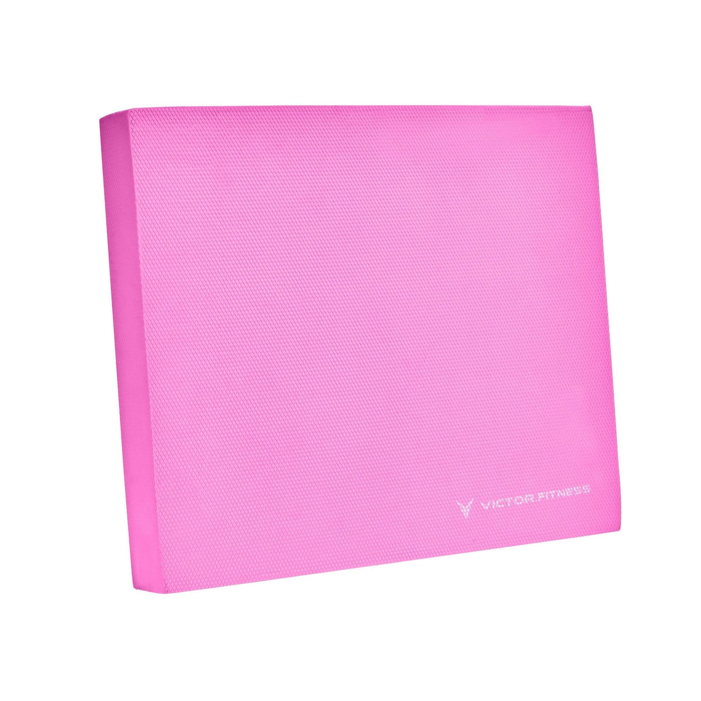 Victor Fitness Pink Non-Slip Balance Foam Pad for Stability Training, Yoga, Physical Therapy, Knee, and Lower Back Support - Gym or Office Use