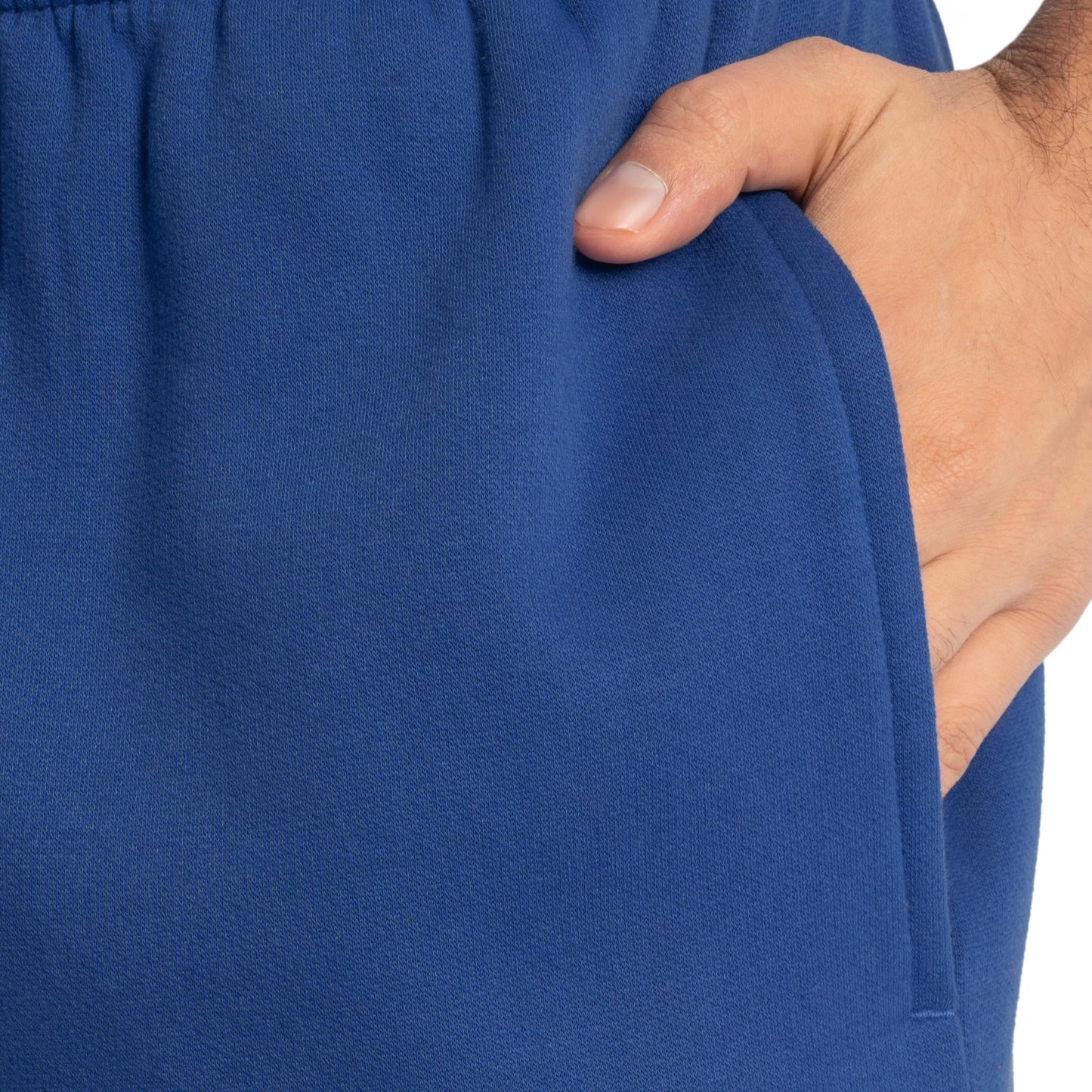 Fruit of the Loom Men's Eversoft Fleece Sweatpants with Pockets, Moisture Wicking & Breathable, Sizes S-4X, Elastic Bottom-Mellow Blue, Medium