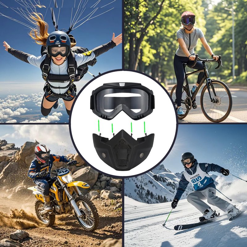 2 Pieces Paintball Mask Anti Fog,Airsoft Helmet and Mask Full Face,Tactical Mask for Men,Airsoft Goggles Ballistic Goggles Tactical Goggles,for Skiing Paintball Shooting Cycling Fishing