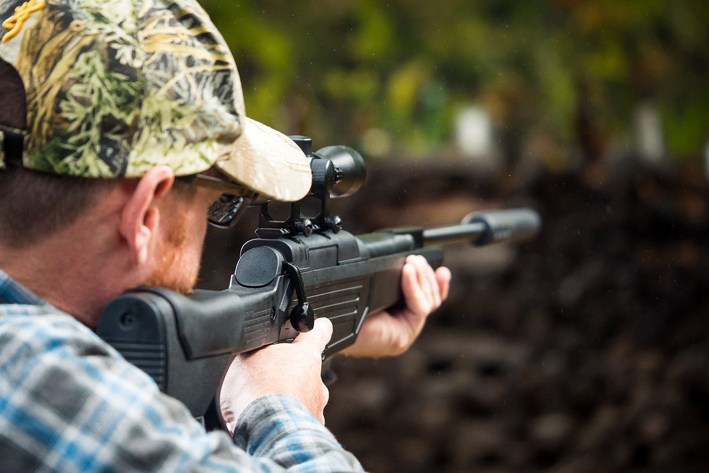 Barra .177 Cal Pellet Gun – Break Barrel Air Rifle for Adults with Scope, 1300 FPS Hunting Rifle