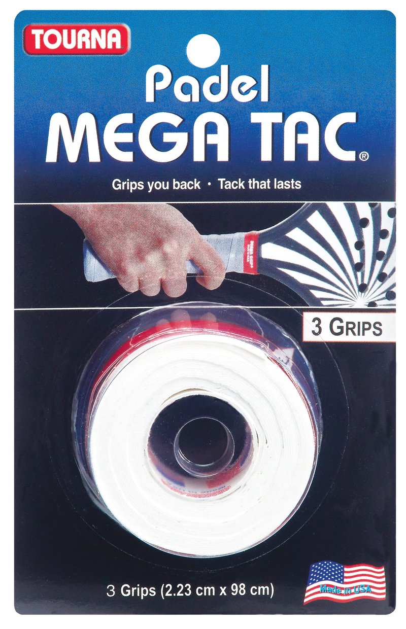 Padel Mega Tac 3 Pack White