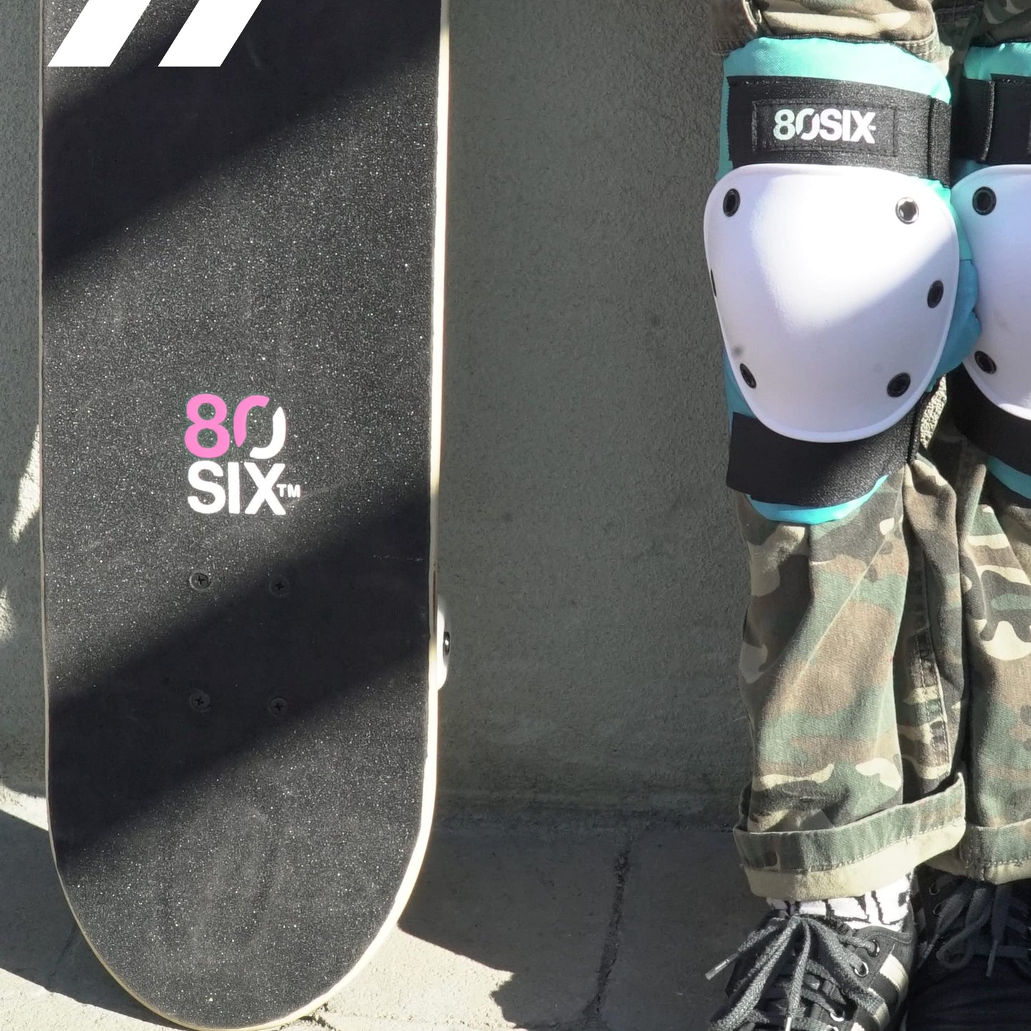 80Six Adult and Youth Skateboard with 54mm Urethane Wheels and Carbon Steel Bearings (Pink-Purple Fade, 31" x 8")