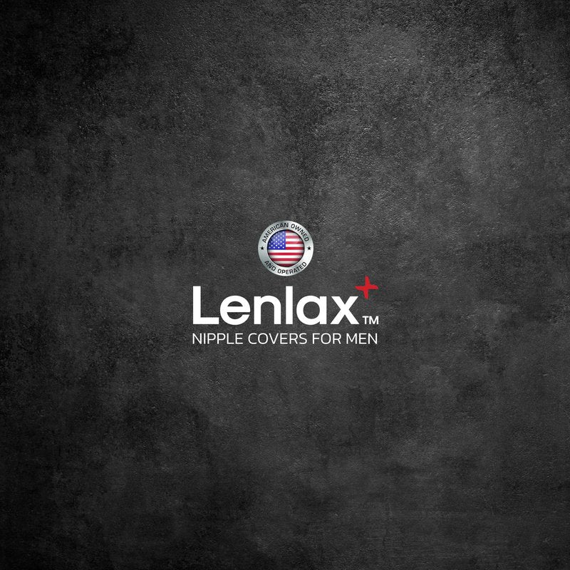 LENLAX Running Nipple Covers Men - 12 Hours+ Long Lasting, Strong Adhesive Nipple Tape - No Show Under Shirt - Mens Nipple Covers