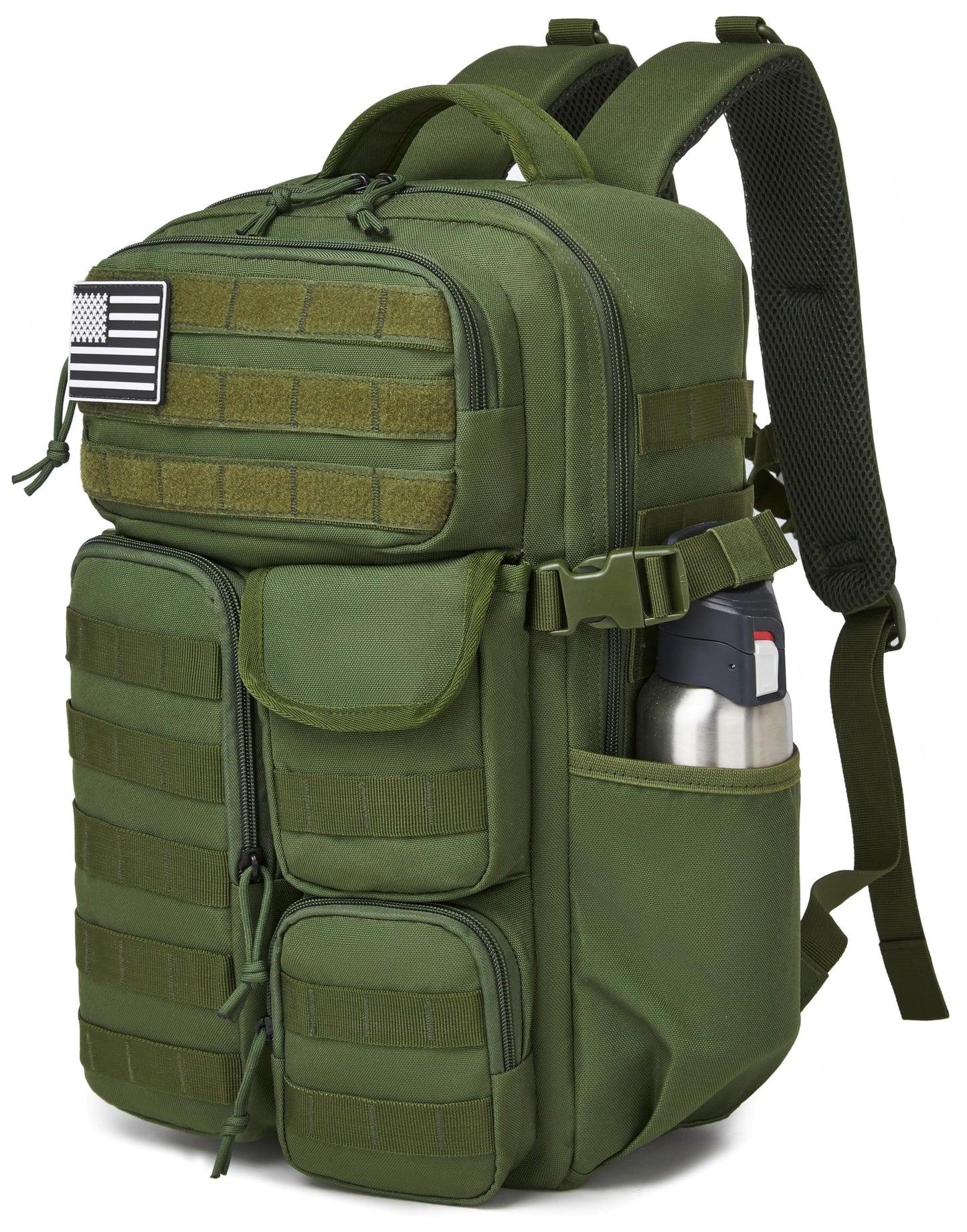 Wotony Tactical Backpack - Military waterproof backpack with multiple pockets and tactical gear for the outdoors (dark gray, 30L)