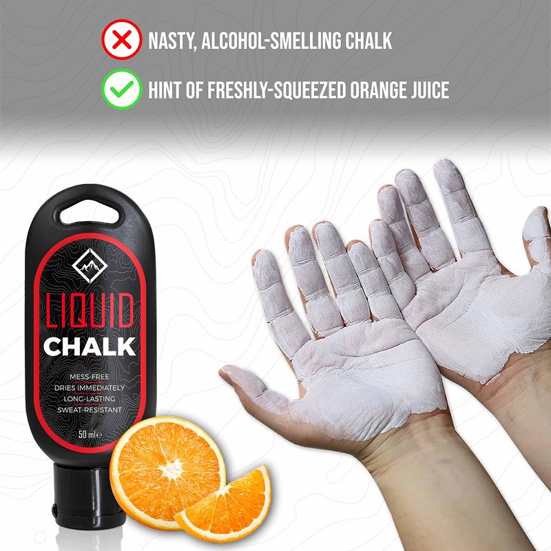 SURVIVOR Liquid Chalk for Rock Climbing, Weight Lifting, Gymnastics - Liquid Grip for Workout Training - Climbing Chalk & Lifting Chalk for Weightlifting - Liquid Gym Chalk (250ML)