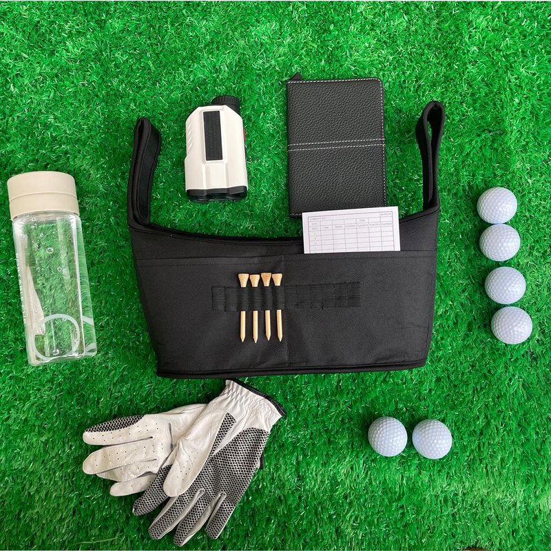 Golf Push Cart Storage Organizer Bag,Golf Push Cart Accessory Bag,Golf Cart Organizer Pouch,Golf Push Cart Accessories