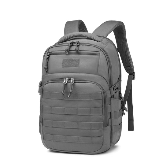 Wotony Military tactical backpack, backpack for men black tactical backpack small tactical backpack assault bag (grey, 18.5 inch)