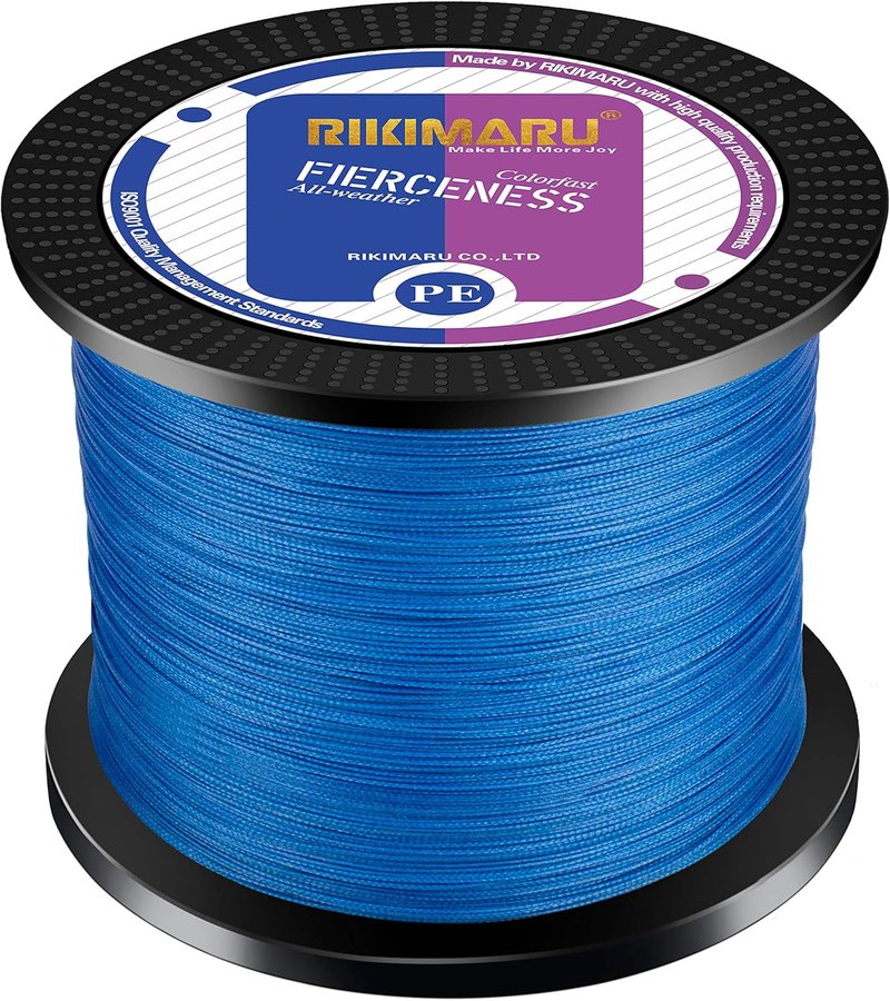 Braided Fishing Line - Abrasion Resistant Superline, Zero Stretch & Low Memory | Extra Thin Diameter, 327-1094 Yds, 4-180LB