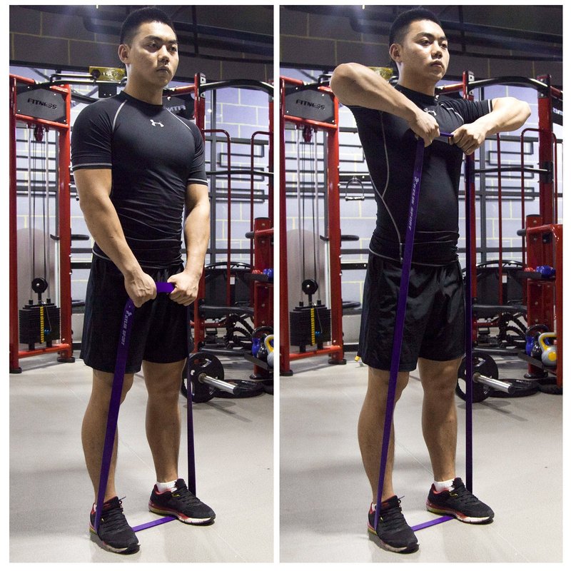 KYLIN SPORT Resistance Band Assisted Pull Up Bands Training Yoga Pilates Elastic Loop Stretch for Crossfit Gymnastics Power-Lifting (Purple)