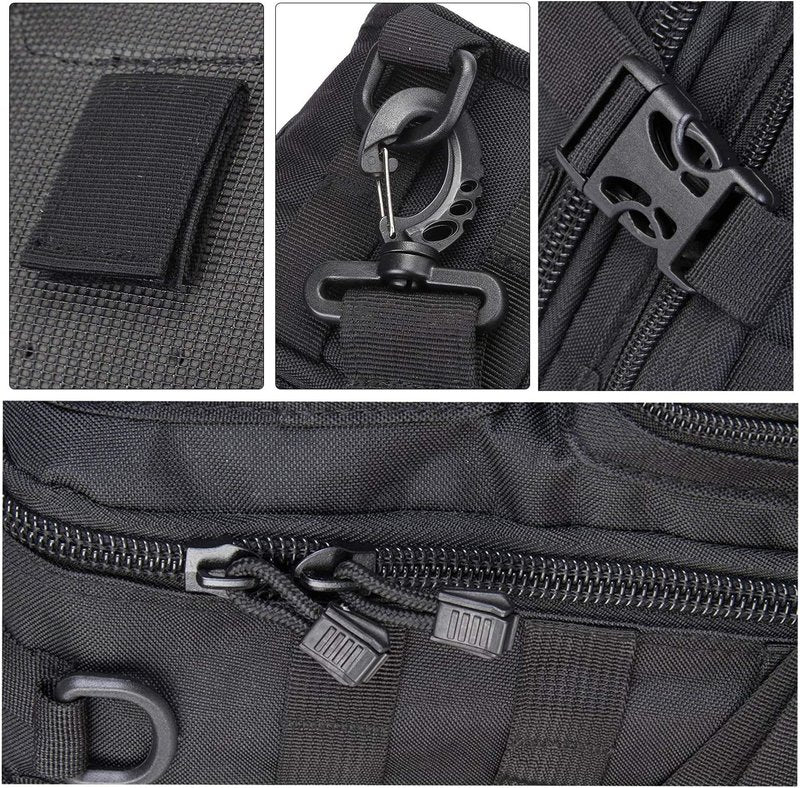 Tactical Sling Bag - Military Rover Shoulder Backpack | Waterproof EDC Assault Range Bag