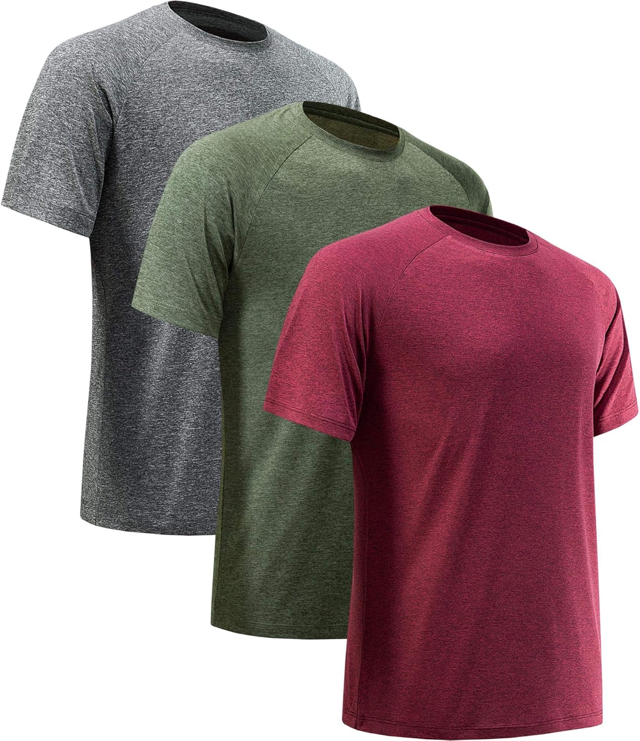 Men's Quick Dry Workout Shirts - Short Sleeve Athletic Gym T-Shirt | Moisture-Wicking Fabric