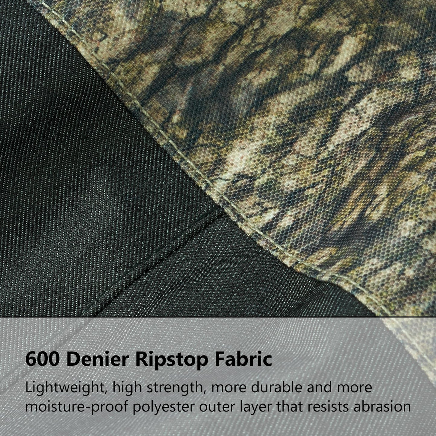BASSDASH Camo Breathable Boot Foot Hunting Waders Ripstop Lightweight Chest Wader for Fishing ATV