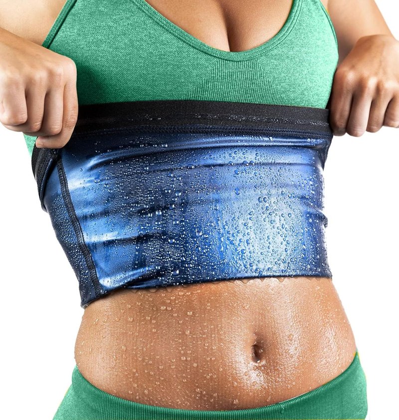 Waist Trainer Sauna Belt for Women - Neoprene-Free Waist Trimmer for Effective Slimming | Adjustable Size