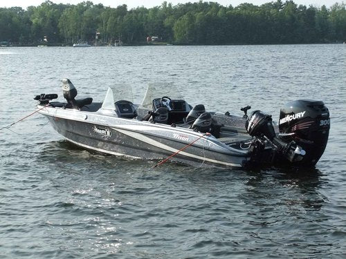 Made in USA - Anchor Shock Bungee Line Boat Mooring Rope, Dock Shock Absorber Kit, 2 Pack (60 Inch), Accessories for Pontoon, Kayak, Jet Ski Protection
