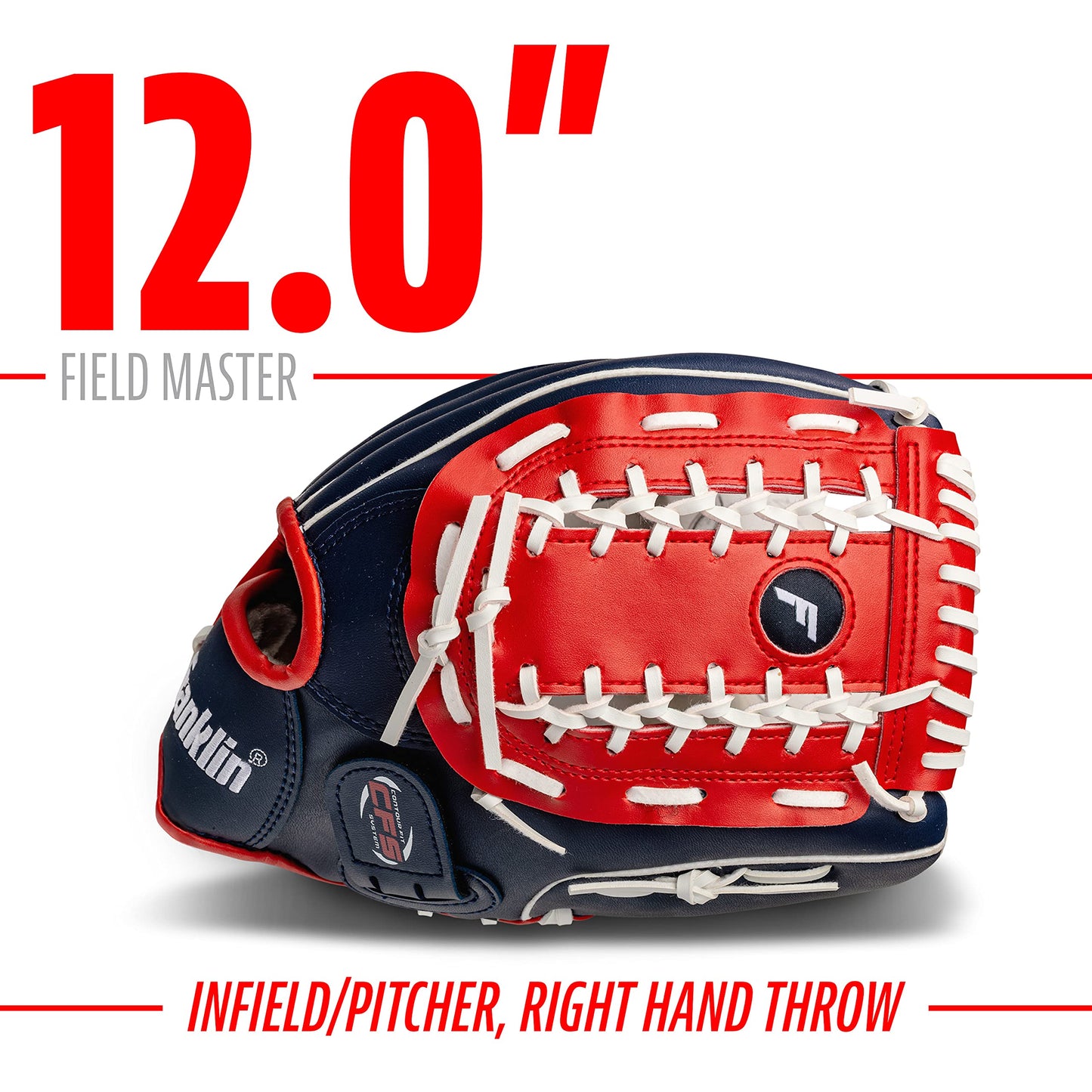Franklin Sports Field Master USA Series 12.0" Baseball Glove-Right Handed Thrower