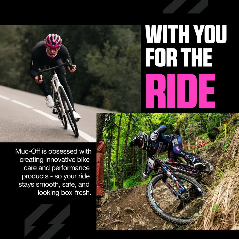 Muc-Off Bio Dry Bike Chain Lube 50ml Wax-Based Formula for Smooth Gear Shifts | Creates Protective Layer and Reduces Friction | Pipette System for Easy Application