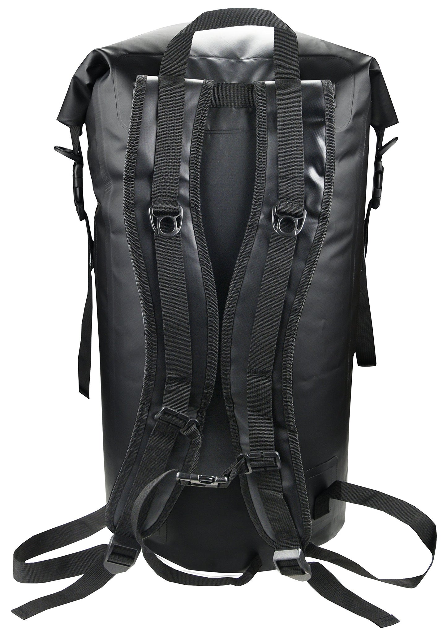 Freegrace Waterproof Dry Bag Set of 3 - Submersible Dry Sack with Double Zip Lock Seals - Includes Waist Pouch & Phone Case - Perfect for Kayaking, Swimming, Boating & Rafting (Window, Black, 35L)