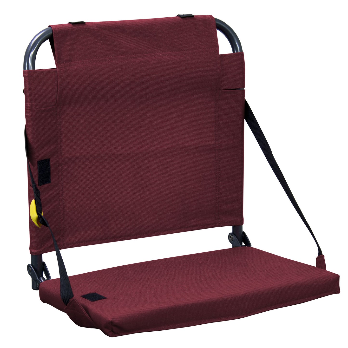 GCI Outdoor BleacherBack Stadium Seat with Adjustable Backrest, Maroon