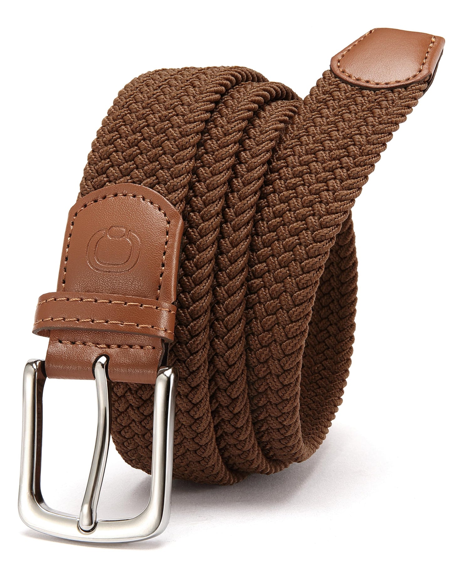 CHAOREN Stretch Belts for Men - Braided Elastic Golf Belt for Men 1 3/8"- Gift for Casual Jeans Shorts