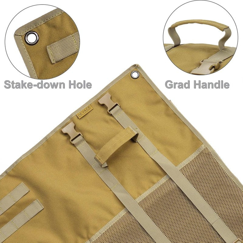 DEYACE Extra Large Portable Shooting Mat - Padded for Comfort | Ideal for Range Shooting & Hunting